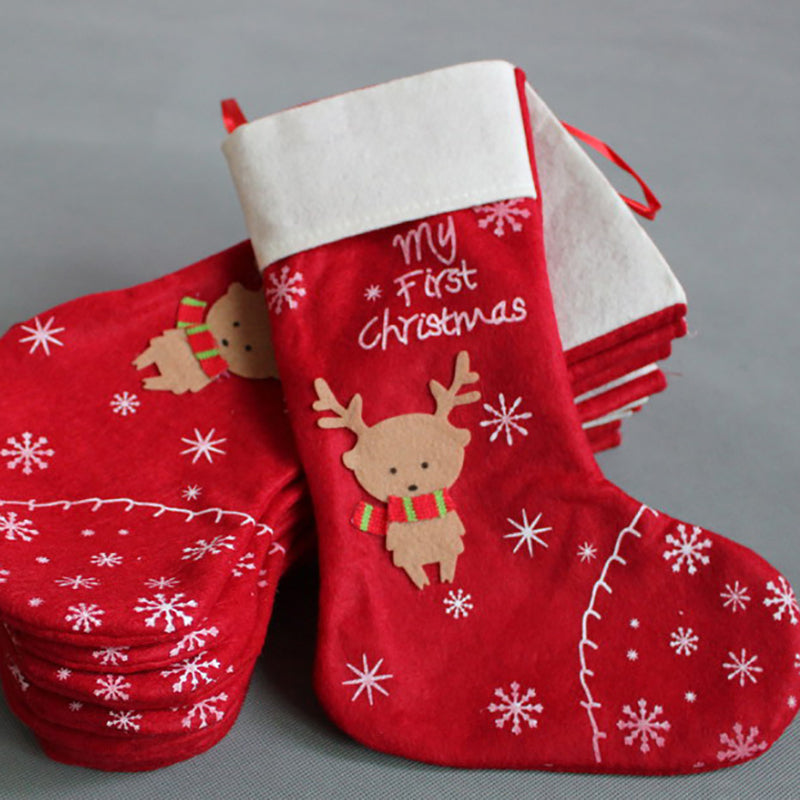 Christmas Stocking Holiday Decoration 30 x 35 cm by HitMyNeed