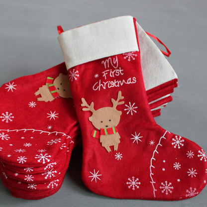 Christmas Stocking Holiday Decoration 30 x 35 cm by HitMyNeed