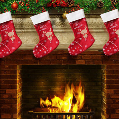 Christmas Stocking Holiday Decoration 30 x 35 cm by HitMyNeed