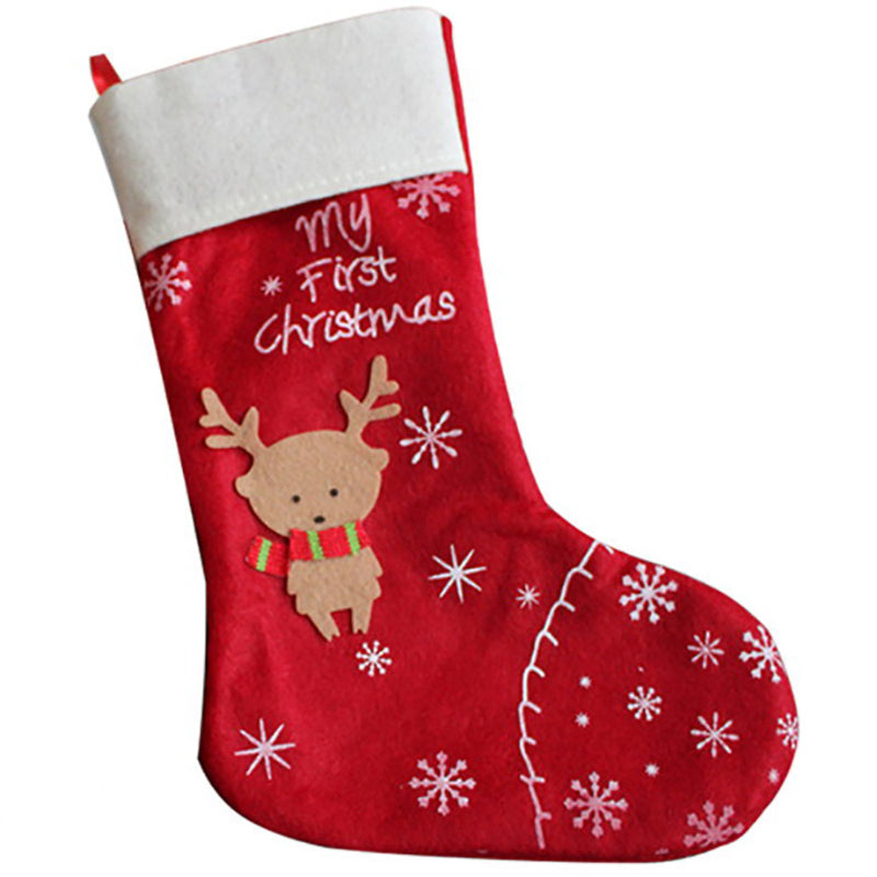 Christmas Stocking Holiday Decoration 30 x 35 cm by HitMyNeed