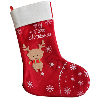 Christmas Stocking Holiday Decoration 30 x 35 cm by HitMyNeed
