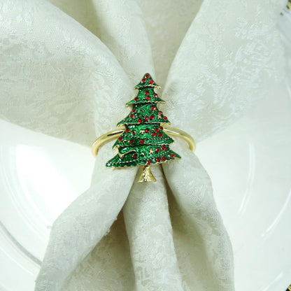 Christmas Tree Napkin Rings Set of 12 by HitMyNeed
