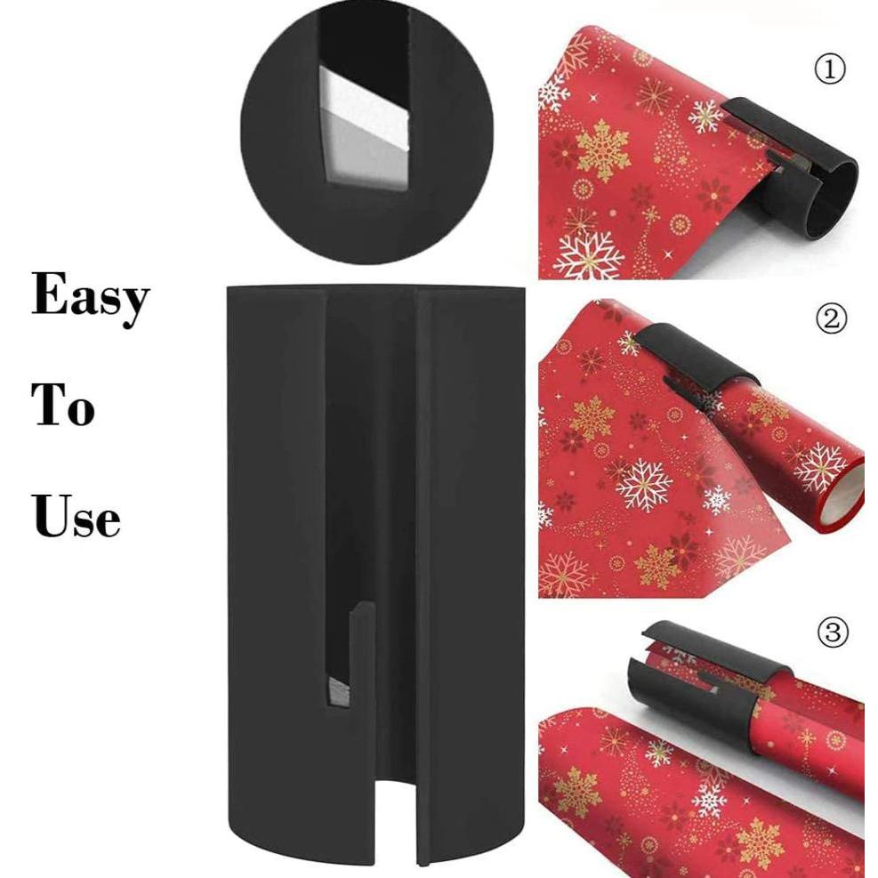 Christmas Wrapping Paper Sliding Cutter Tool by HitMyNeed