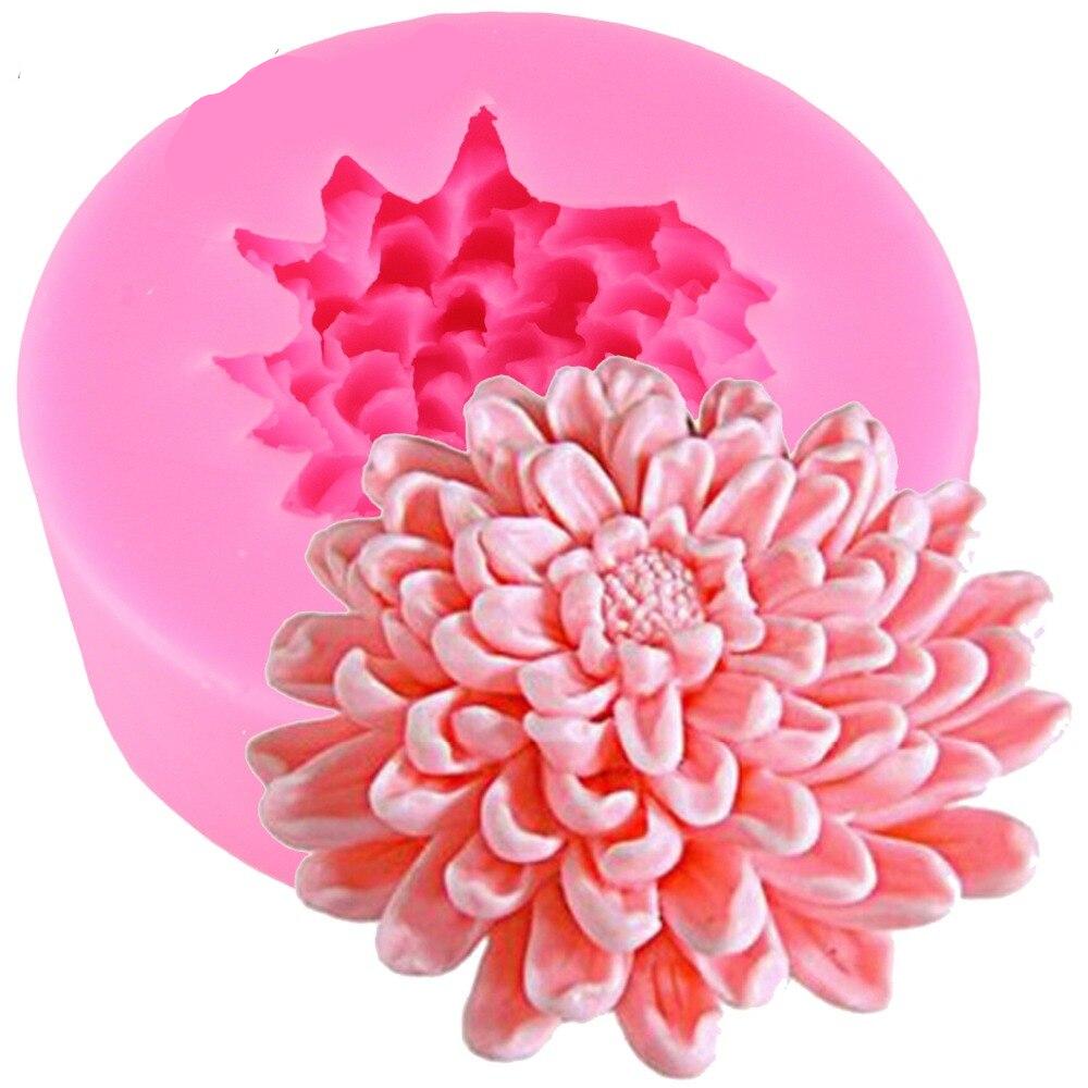 Chrysanthemum Flower Silicone Mold for Baking & Crafts by HitMyNeed