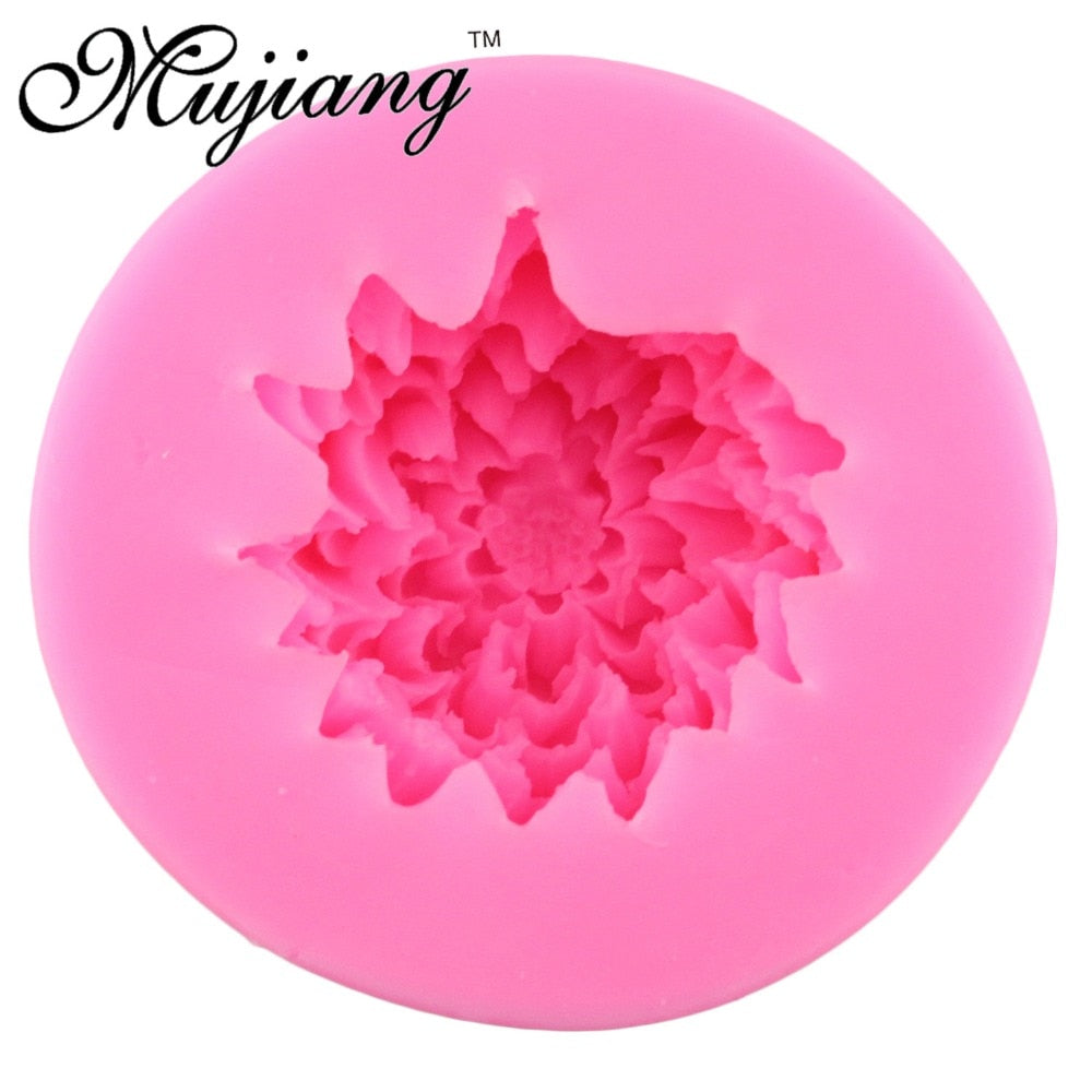 Chrysanthemum Flower Silicone Mold for Baking & Crafts by HitMyNeed