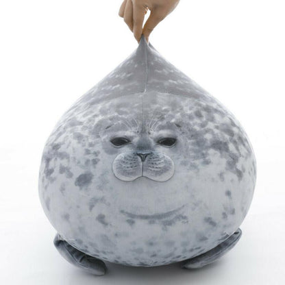 Chubby Blob Seal Plush Toy by HitMyNeed