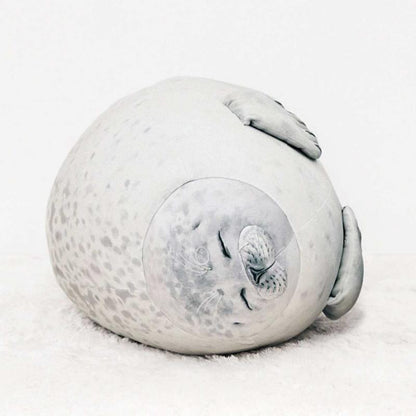 Chubby Blob Seal Plush Toy by HitMyNeed