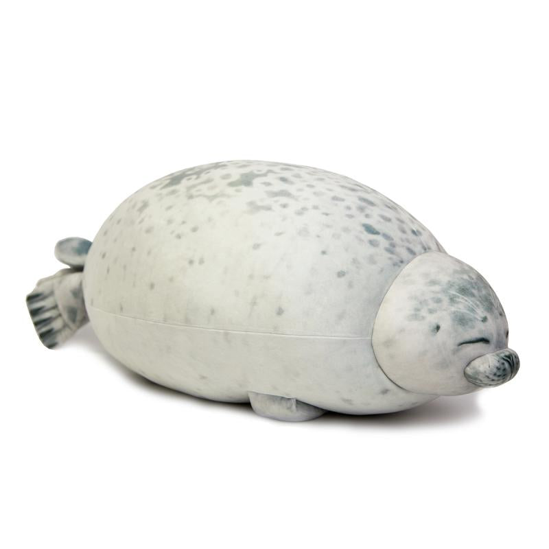 Chubby Blob Seal Plush Toy b l-40x34x4cm by HitMyNeed