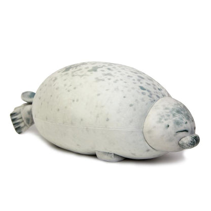 Chubby Blob Seal Plush Toy b l-40x34x4cm by HitMyNeed