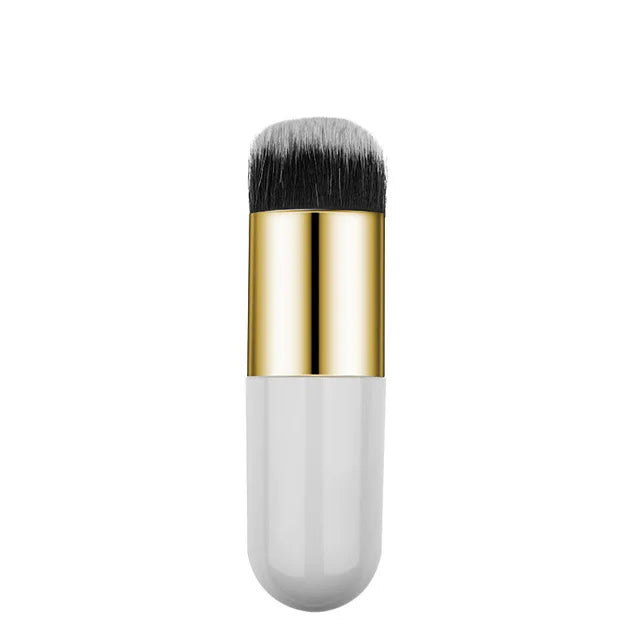 Chubby Pier Flat Cream Foundation Brush white-gold by HitMyNeed