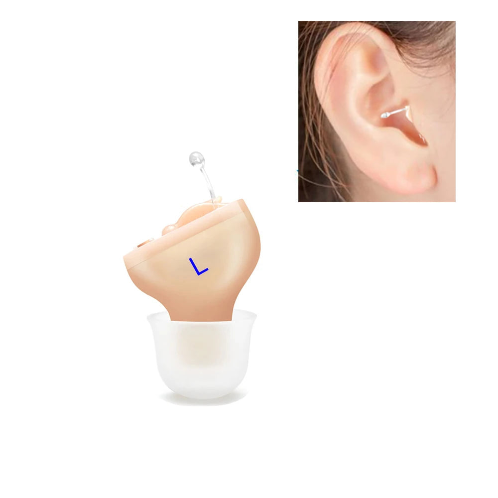 CIC In-Canal Hearing Aid Mini Sound Amplifier by HitMyNeed