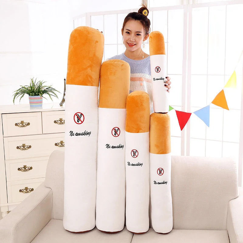 Cigarette-Shaped Plush Cushion Pillow by HitMyNeed