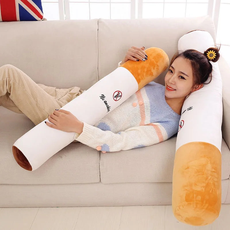 Cigarette-Shaped Plush Cushion Pillow by HitMyNeed