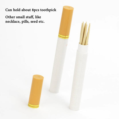 Cigarette Style Pocket Toothpick Holders (2 Pack) by HitMyNeed