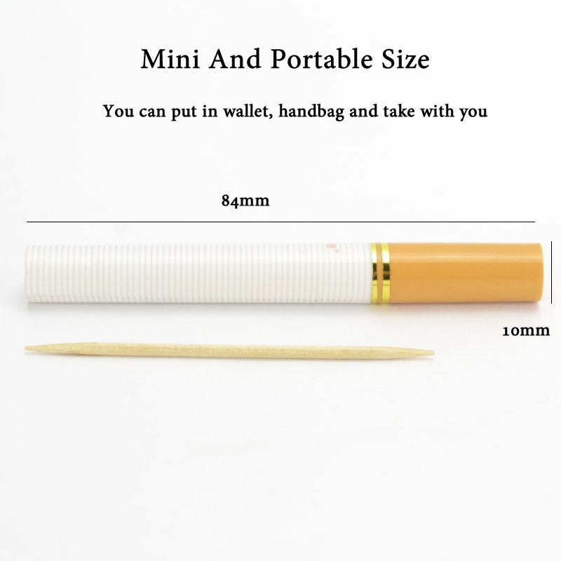 Cigarette Style Pocket Toothpick Holders (2 Pack) by HitMyNeed