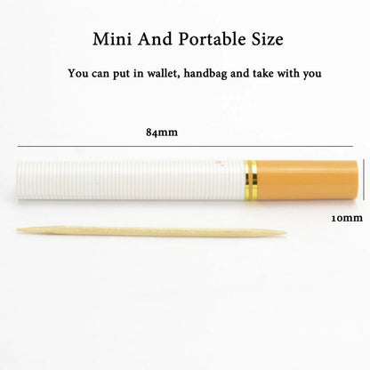 Cigarette Style Pocket Toothpick Holders (2 Pack) by HitMyNeed