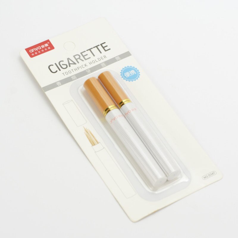 Cigarette Style Pocket Toothpick Holders (2 Pack) by HitMyNeed