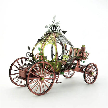 Cinderella Pumpkin Carriage 3D Metal Puzzle Model by HitMyNeed