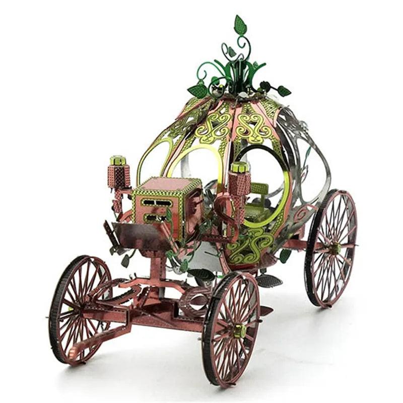 Cinderella Pumpkin Carriage 3D Metal Puzzle Model by HitMyNeed