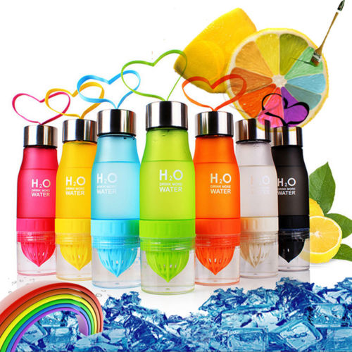 Citrus Fruit Infuser Water Bottle 650ml by HitMyNeed