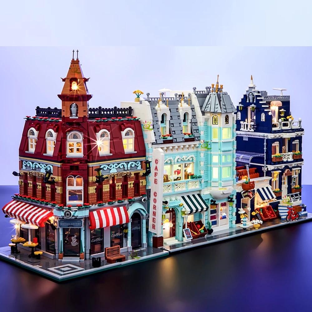 City Corner Coffee Shop Micro Building Block Set by HitMyNeed