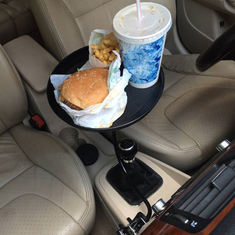 Clamp-On Car Lunch Tray with 360° Rotating Table by HitMyNeed