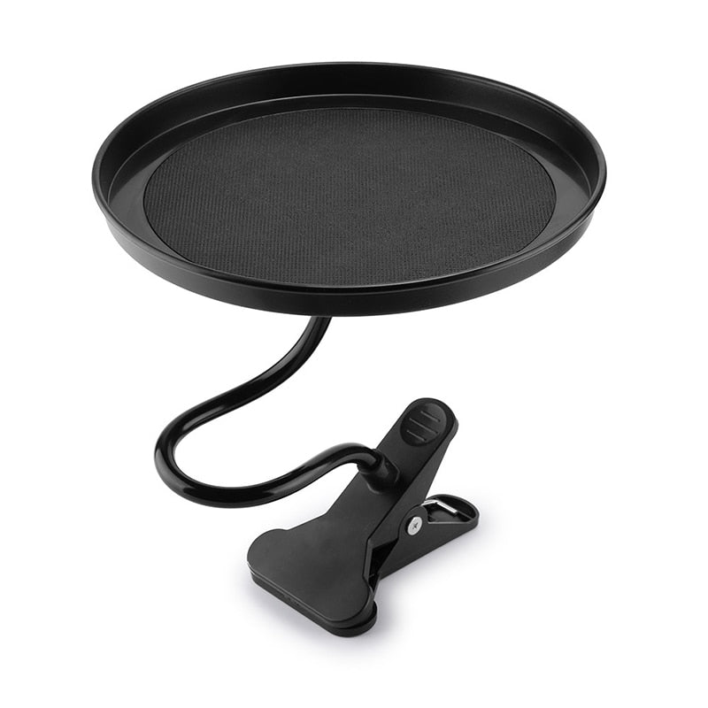 Clamp-On Car Lunch Tray with 360° Rotating Table by HitMyNeed