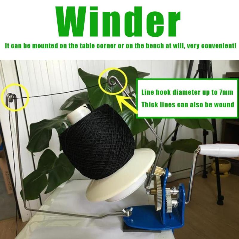 Clamp-On Manual Wool Yarn Ball Winder by HitMyNeed