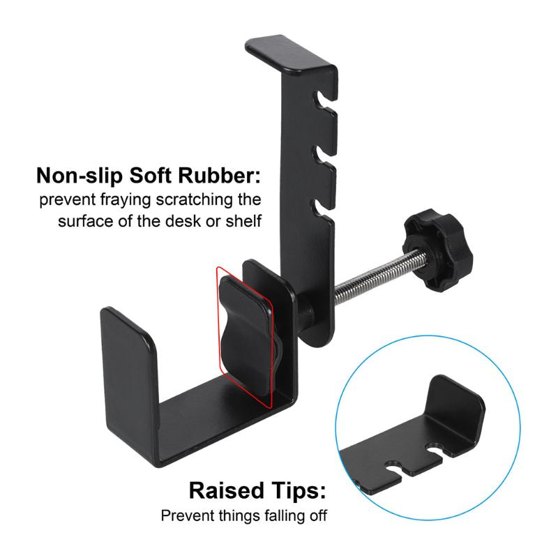 Clamp-On Metal Headphone Stand Holder by HitMyNeed