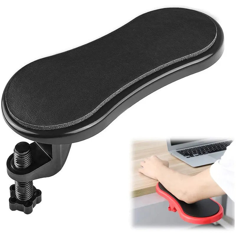 Clamped-On Adjustable Elbow Rest for Desks by HitMyNeed