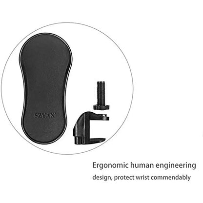 Clamped-On Adjustable Elbow Rest for Desks by HitMyNeed