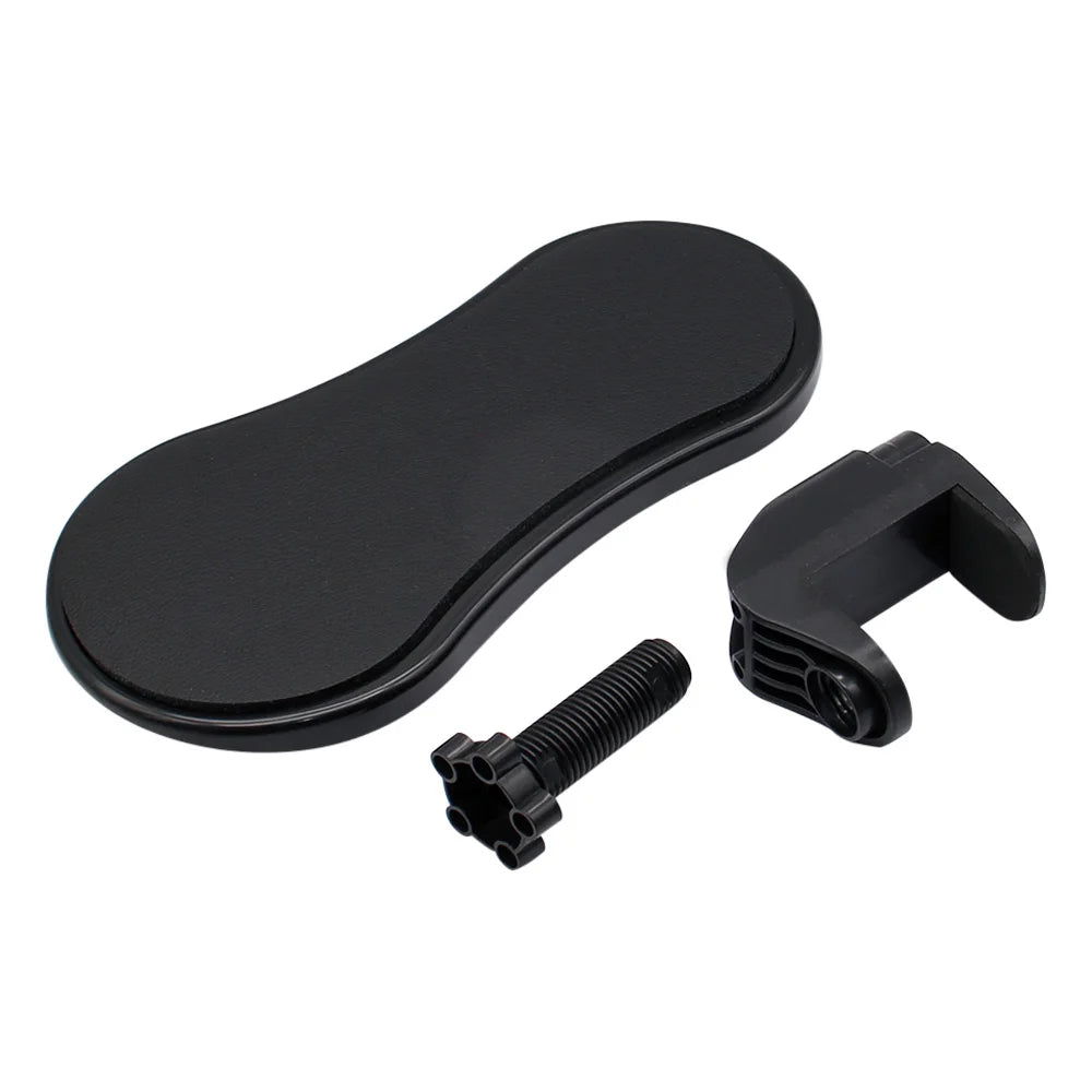 Clamped-On Adjustable Elbow Rest for Desks black by HitMyNeed