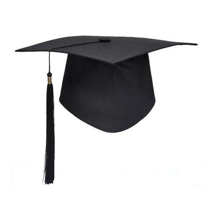 Classic Black Graduation Cap with Tassel by HitMyNeed