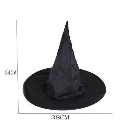 Classic Black Witch Hat for Halloween Costumes by HitMyNeed