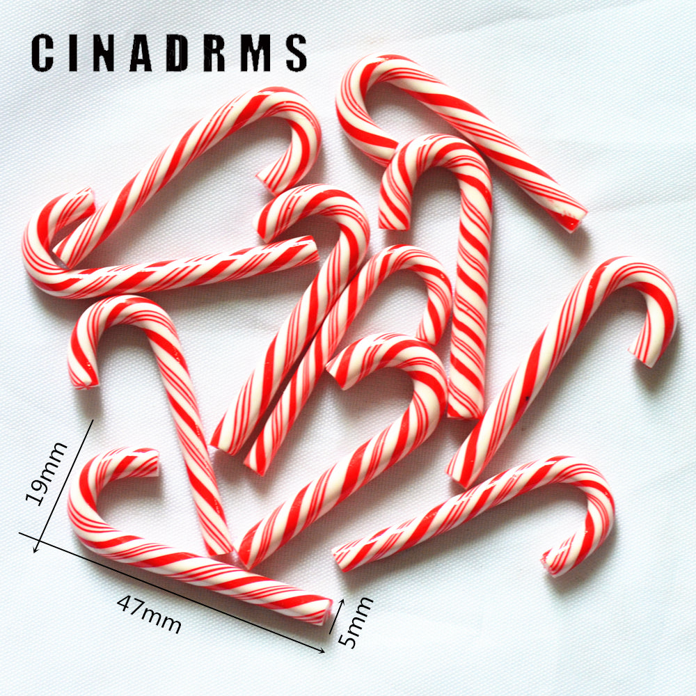Classic Christmas Candy Cane Ornaments (10 Pack) by HitMyNeed