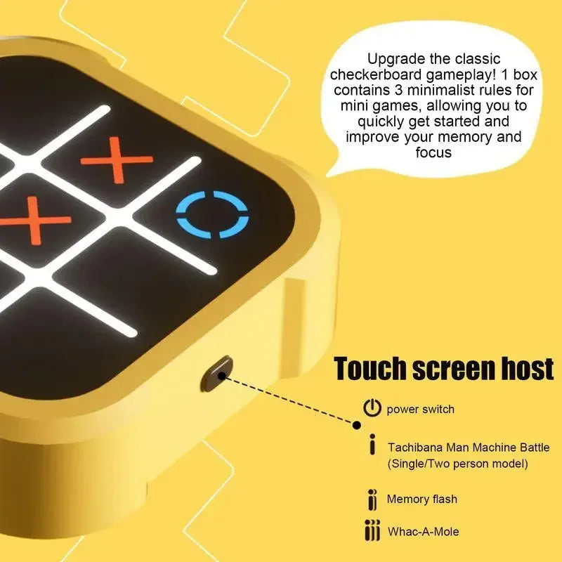 Classic Handheld Tic Tac Toe Puzzle Game Console by HitMyNeed