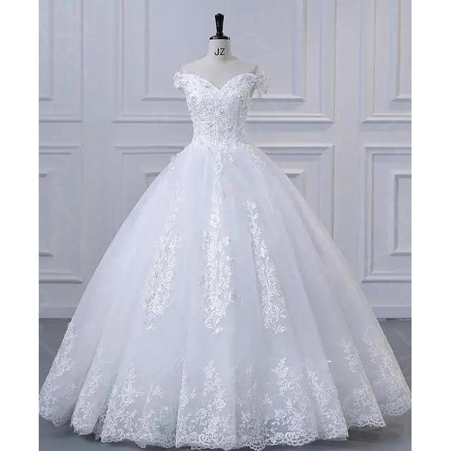 Classic Quinceañera Ball Gown Dress Customized white 14w by HitMyNeed