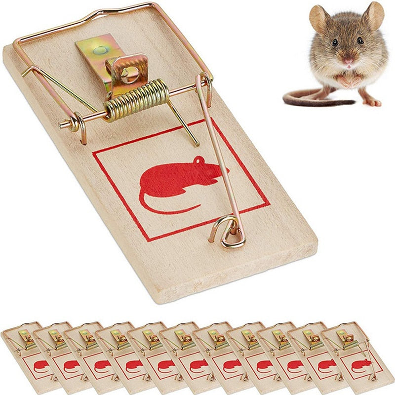 Classic Reusable Wooden Mouse Trap by HitMyNeed