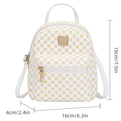 Classic Women's PU Mini Backpack for Daily Use by HitMyNeed