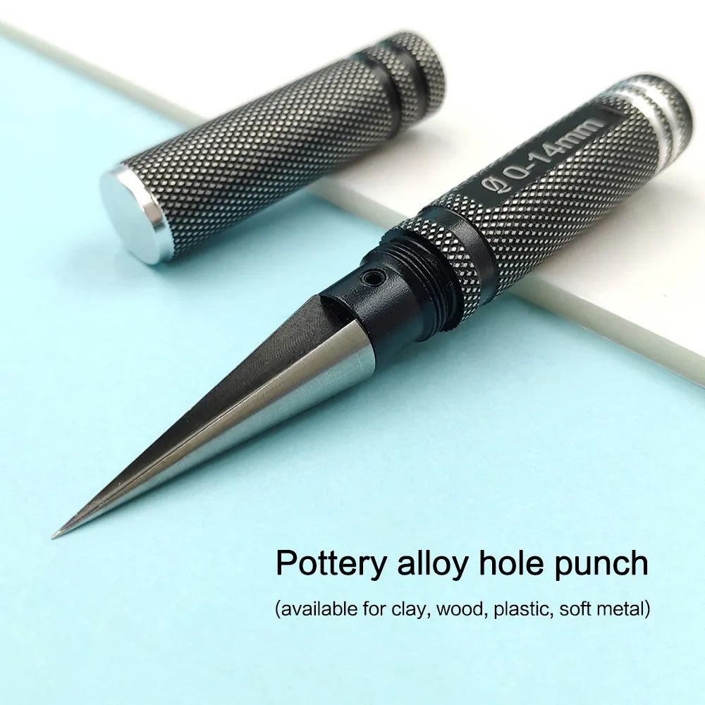 Clay & Wood Hole Punch Hand Drill for DIY Crafts by HitMyNeed