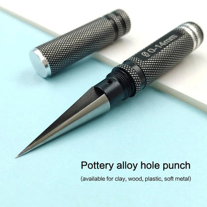 Clay & Wood Hole Punch Hand Drill for DIY Crafts by HitMyNeed