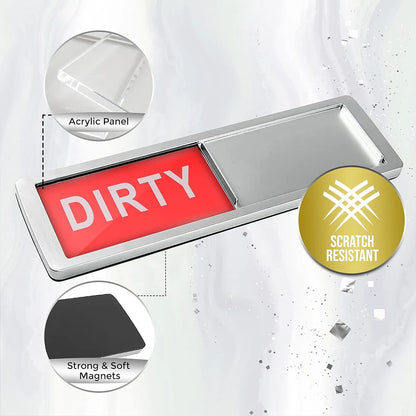 Clean and Dirty Dishwasher Magnet Slider by HitMyNeed
