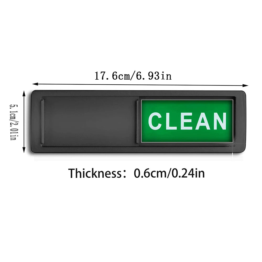 Clean and Dirty Dishwasher Magnet Slider black by HitMyNeed