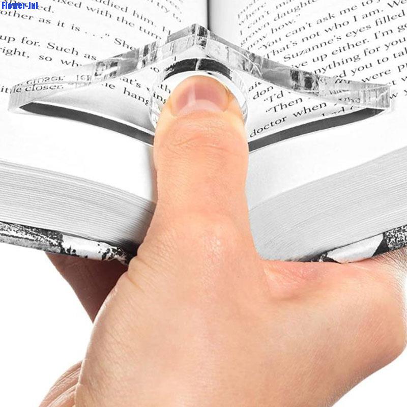 Clear Acrylic Book Thumb Page Holder by HitMyNeed