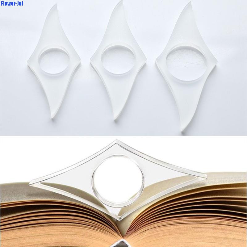 Clear Acrylic Book Thumb Page Holder by HitMyNeed