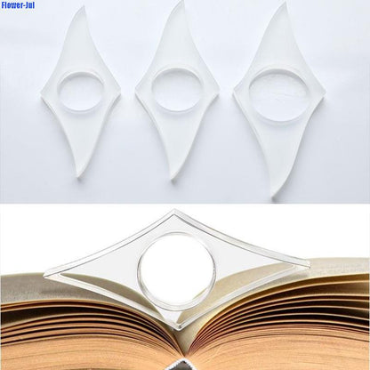 Clear Acrylic Book Thumb Page Holder by HitMyNeed