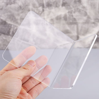 Clear Acrylic Bookends Set of 2 for Desk & Shelf by HitMyNeed