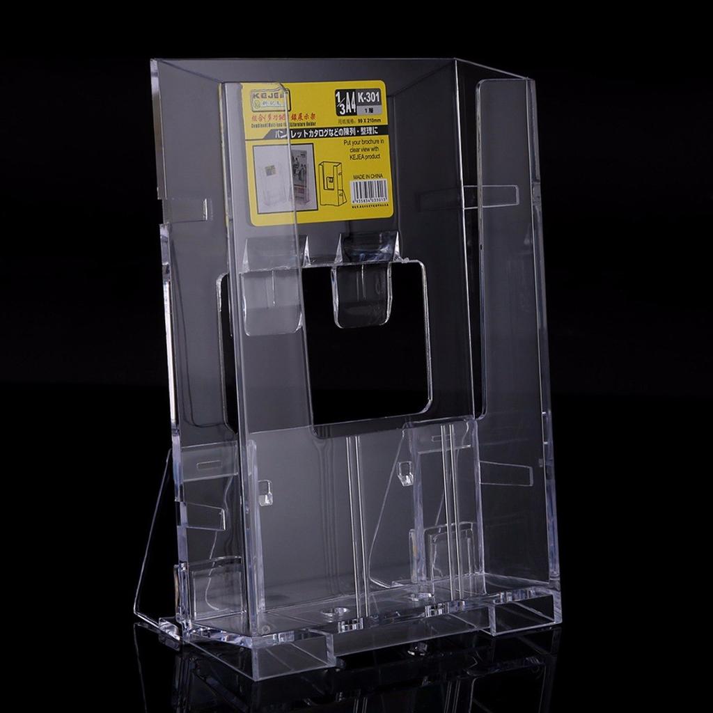 Clear Acrylic Brochure Holder Pamphlet Stand by HitMyNeed