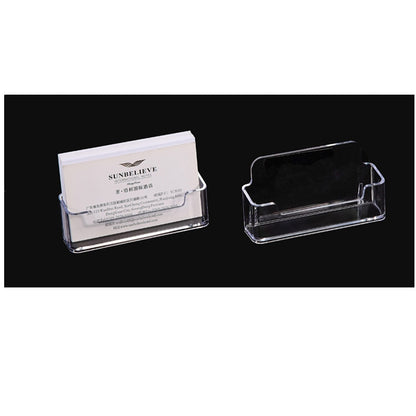 Clear Acrylic Business Card Stand Holder by HitMyNeed