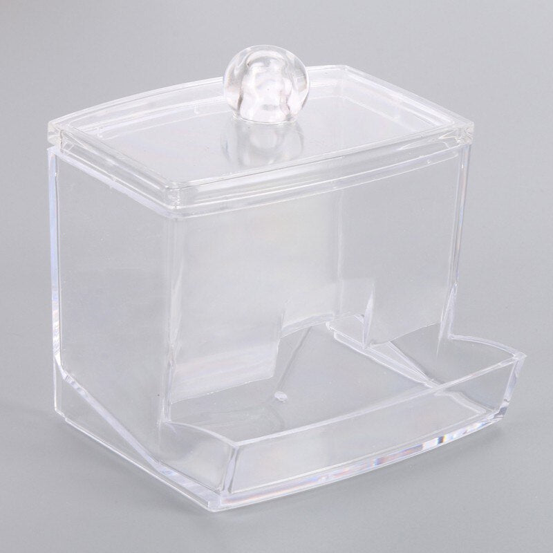 Clear Acrylic Cotton Bud Holder Dispenser by HitMyNeed